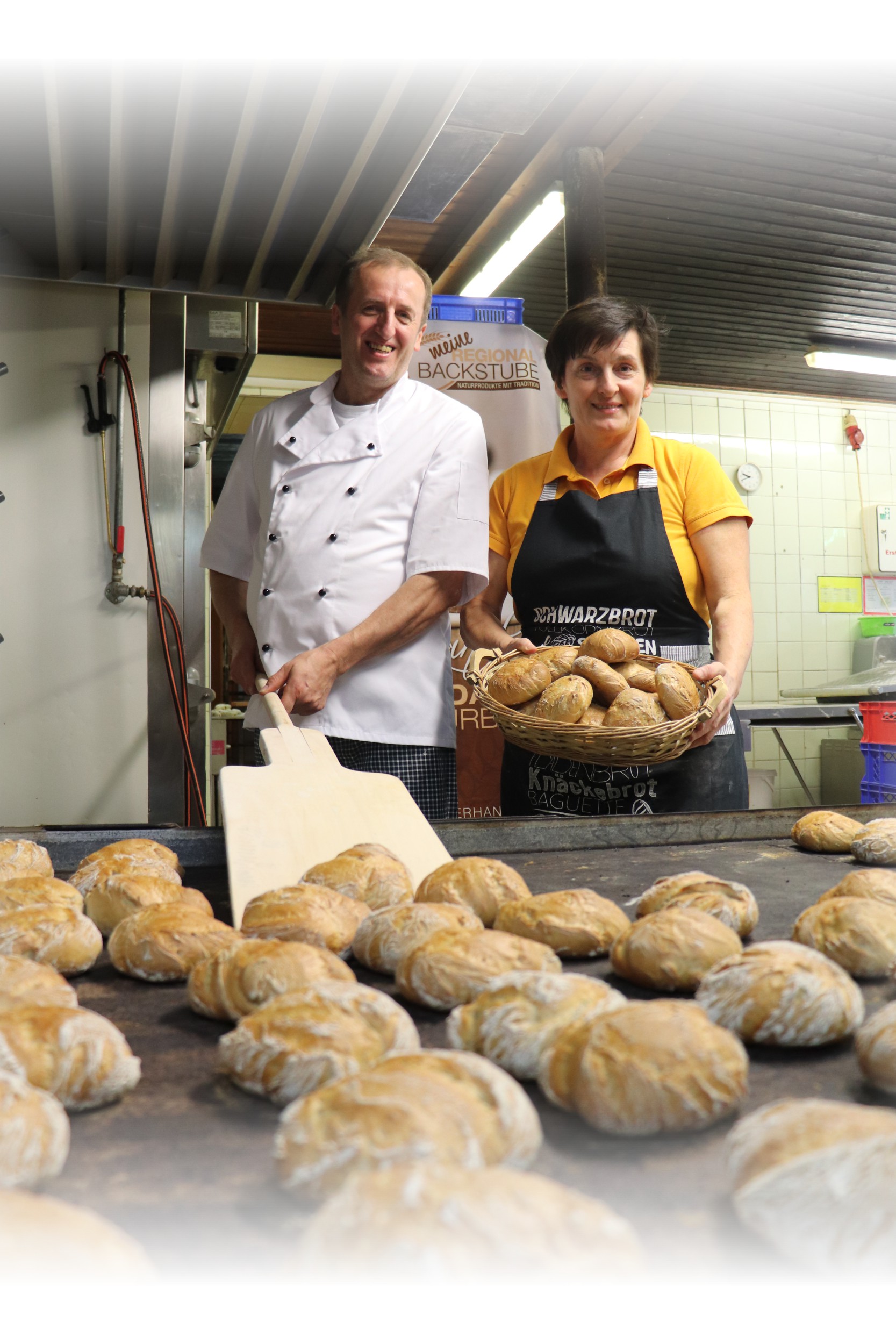 Handwerkliche Arbeit in der Backstube